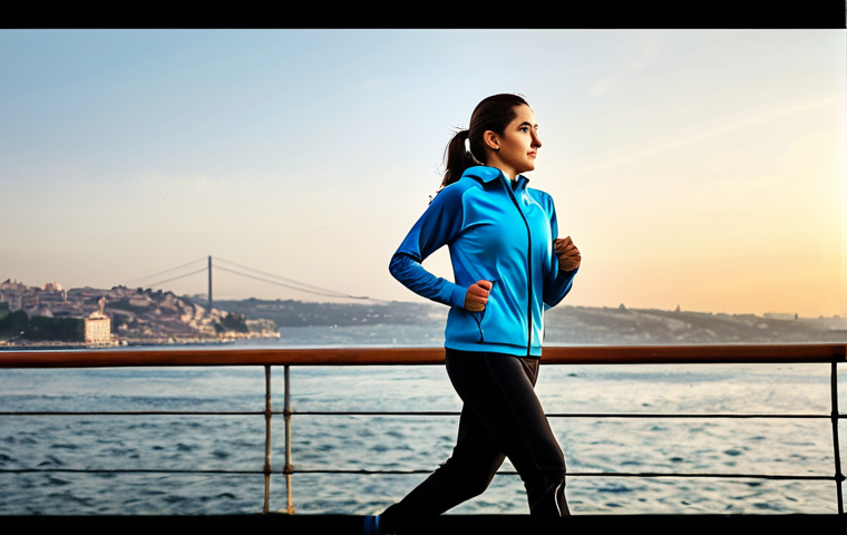 **
"A professional Turkish woman in modest, stylish sportswear, jogging along the Bosphorus at sunrise, fully clothed, appropriate attire, safe for work, perfect anatomy, natural proportions, professional photography, high quality, Istanbul skyline in the background, motivational quote about health and fitness in Turkish subtly overlaid."
**